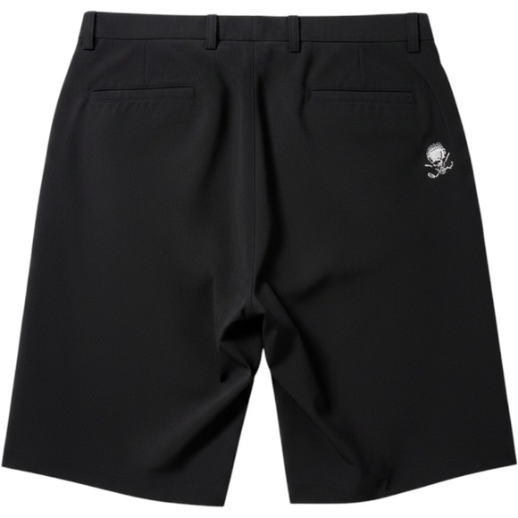 Tattoo Golf Other - Tattoo‎ Golf 11" Black Golf Shorts Size 40 Black Skull Crossbones Back Logo